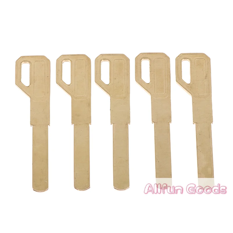 [TG835]5Pcs Copper Key Embryo Fingerprint Lock Password Lock Super D Key Blank Smart Lock Lengthened Flat Key Blank