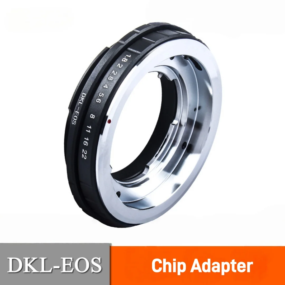 9th Generation Electronic Chip Adapter Ring DKL Mount for Fulunda to EOS Adapter For Canon EOS Camera Body Parts Auto-Exposure