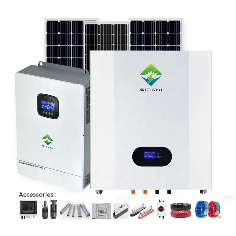 5.6Kw Solar Panel Kit Power Generator 48V Lithium Ion Batteries Off Grid 10Kw Solar Energy System Lifepo4 Battery Solar System