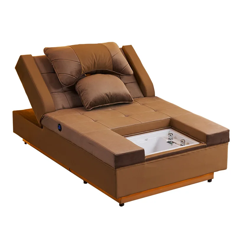 

Foot bath sofa electric massage integrated bed neon foot wash sauna ear rest bed