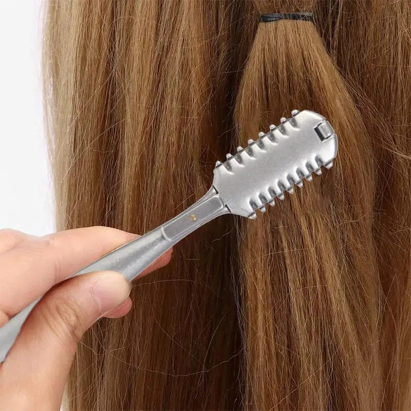 Double Edge Razor Comb para Hair Styling, Hair Cutting e Thinning Comb