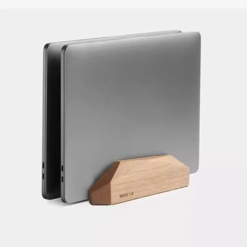 

Laptop Stand Solid Wood for Huawei/Apple Lenovo Vertical Stand for Tablet Computer Desktop Vertical Storage Stand Adjustable