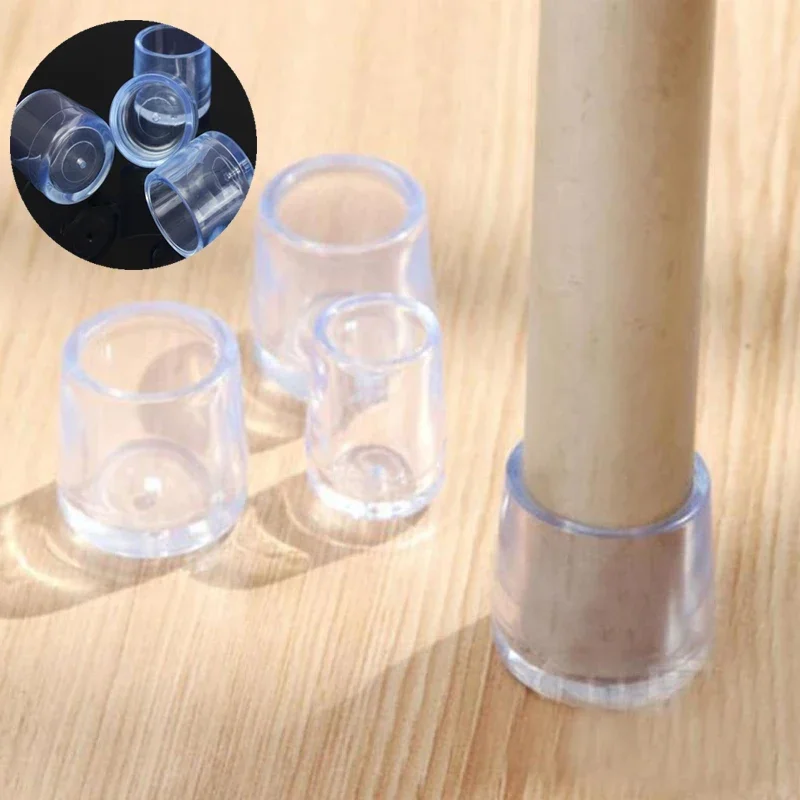 8-16PCS Gummi Stuhl Bein Kappen Nicht-slip Stille Platz Tisch Fuß Staub Abdeckung Socken Boden Schutz Pads rohr Stecker Möbel Füße – Detail 2