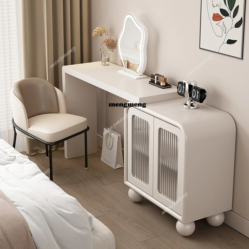 

Artist Adult Minimalist Vanity Tables Storage Nordic Bedroom Dorm Light Vanity Tables Space Saving Schmink Tisch Furniture