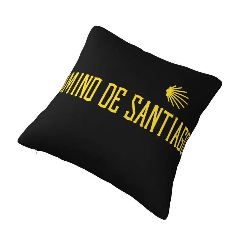 Custom Camino De Santiago Compostela Peregrino Modern Throw Pillow Cover Cushions Cover for Sofa