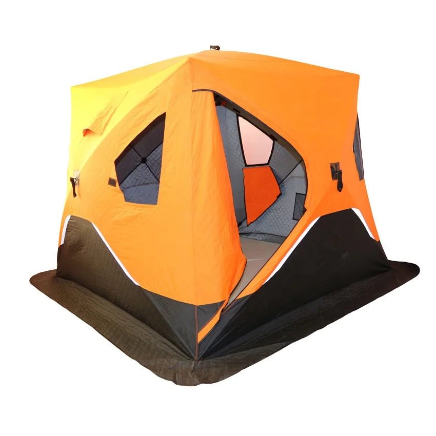 Wholesale camping 4 person tent large ice fishing blind winter outdoor carp cube tent