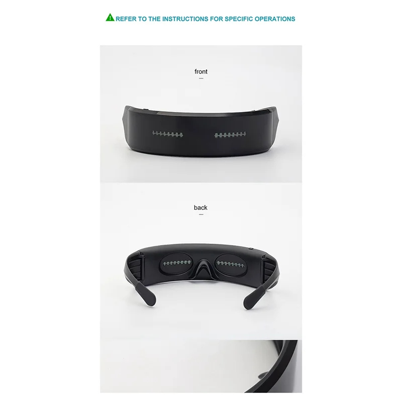 

A42Z-Bluetooth Luminous Glasses Shiny Electronic LED Props Suitable For Bar Festival Performance Glasses Luminous Glasses