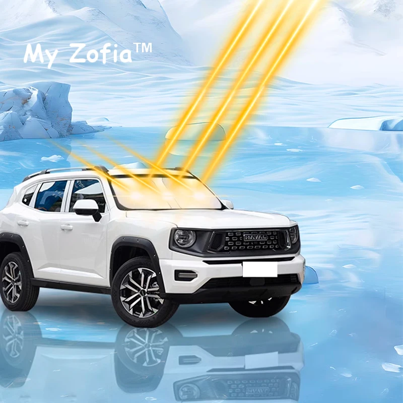 For GWM New HAVAL H7 2025 2026 Car Windshield Sunshade Cover Anti UV Protection Foldable easy to store Accessories