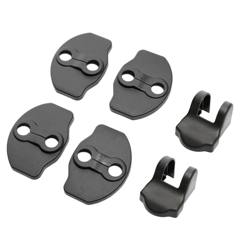 

6Pcs Car Auto Door Lock Protective Cover Trim Replace for Tesla Model 3