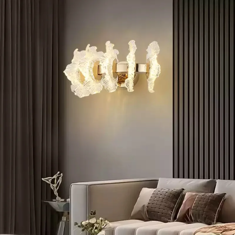 French light luxury living room pendant lamp bedroom dining room lighting fixture flower series villa pendant lamp