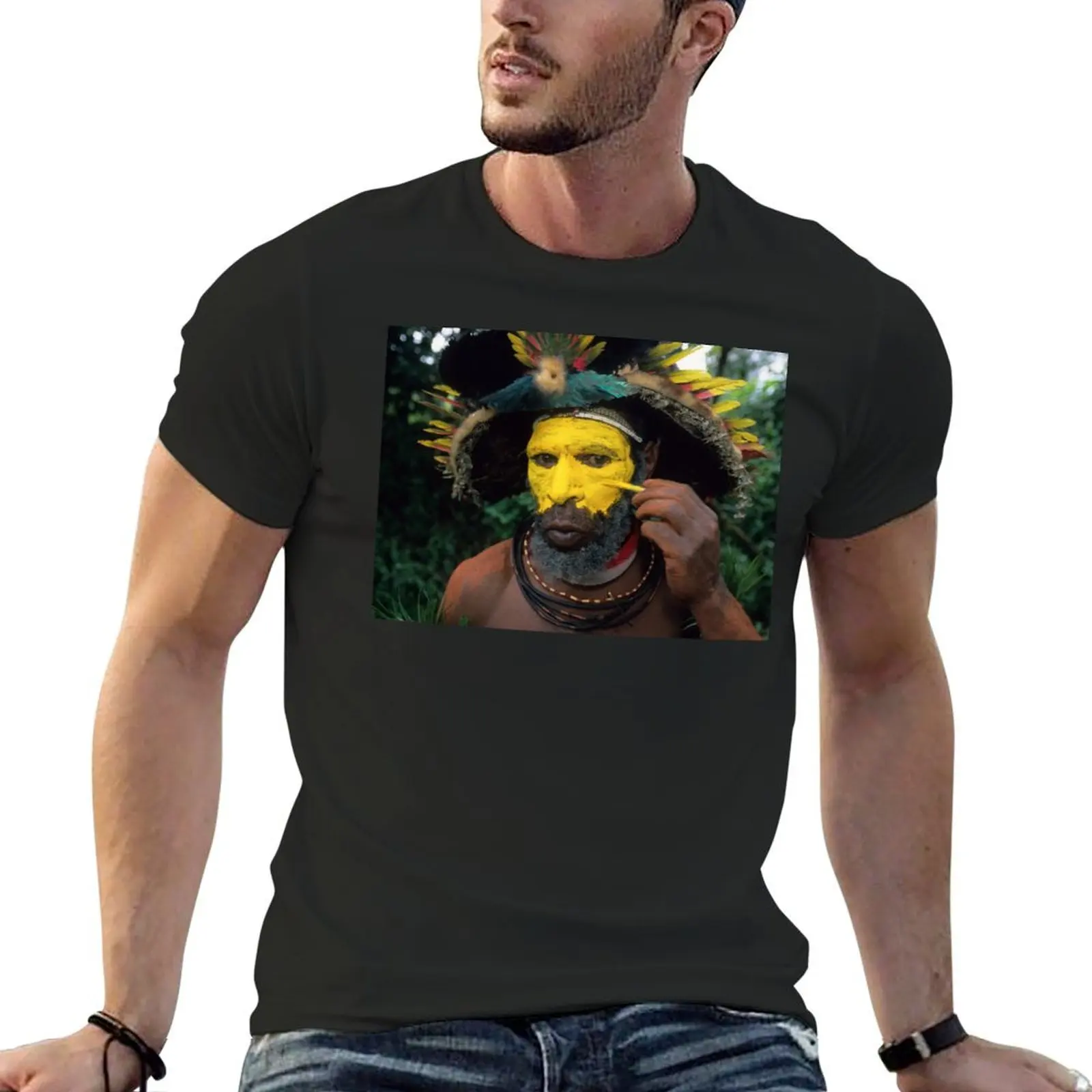 Papua New Guinea Adventure T-Shirt vintage graphic tee cute tops animal prinfor boys man clothes tshirts for men