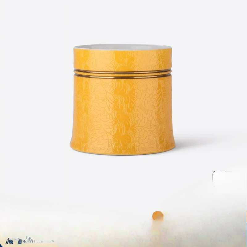 Ceramic rotating whiskey cup, high-end light luxury hand-carved foreign wine cup