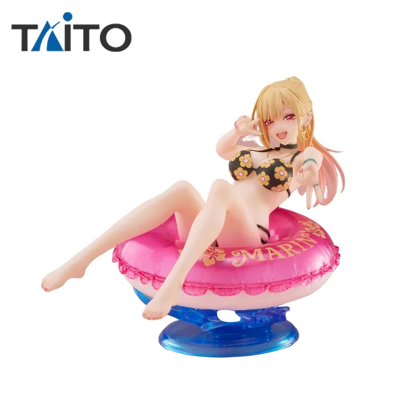 In Stock Genuine Original TAITO Kitagawa Marin Aqua Float Girls Action Anime Figure Collectible Model Doll Statuette Ornament