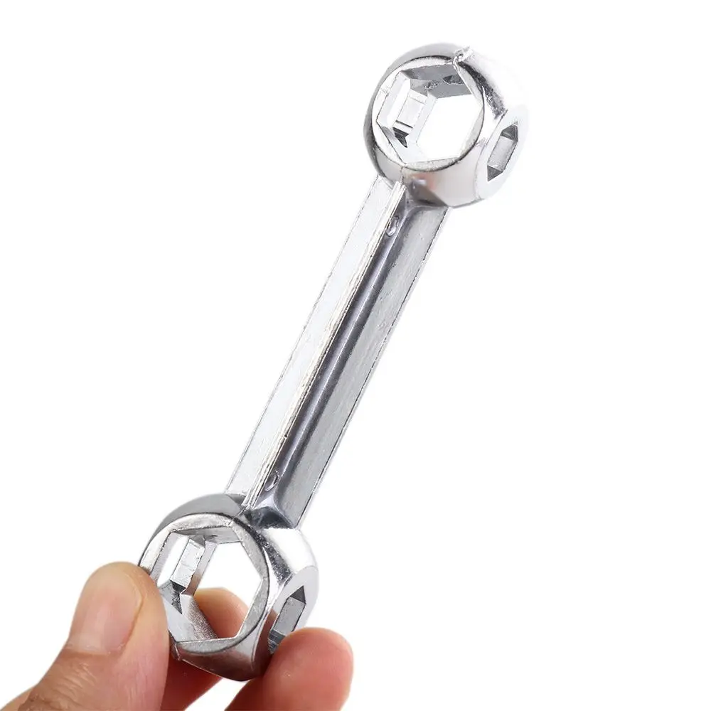 Practical 10 in 1 Bicycle Bike Repair Tool Dog Bone Shape Cycle Hex Wrench Hexagon Spanner Bone Wrench Hexagon Wrench