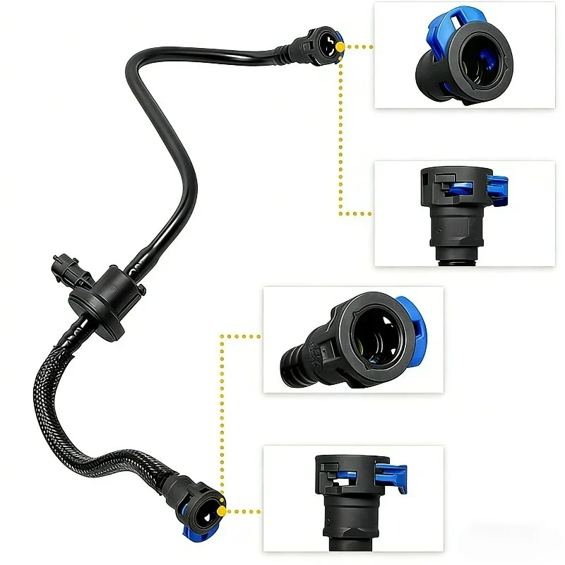 BV619D289HA Auto-Aktivkohlefilter-Magnetventil-Baugruppe mit Schlauch für Ford Focus 2012-18 BV619D289GC BV619D289GD Autozubehör – Detail 6