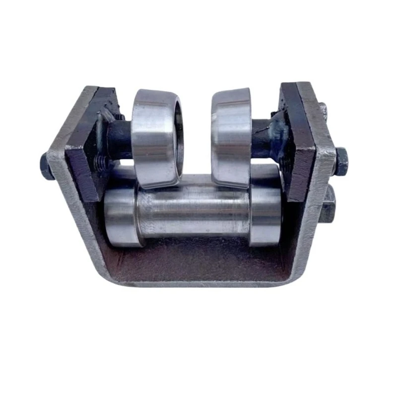 No. 10 I-beam pulley bearing 1000kg lift hydraulic freight elevator H steel channel steel guide rail roller skid wheel