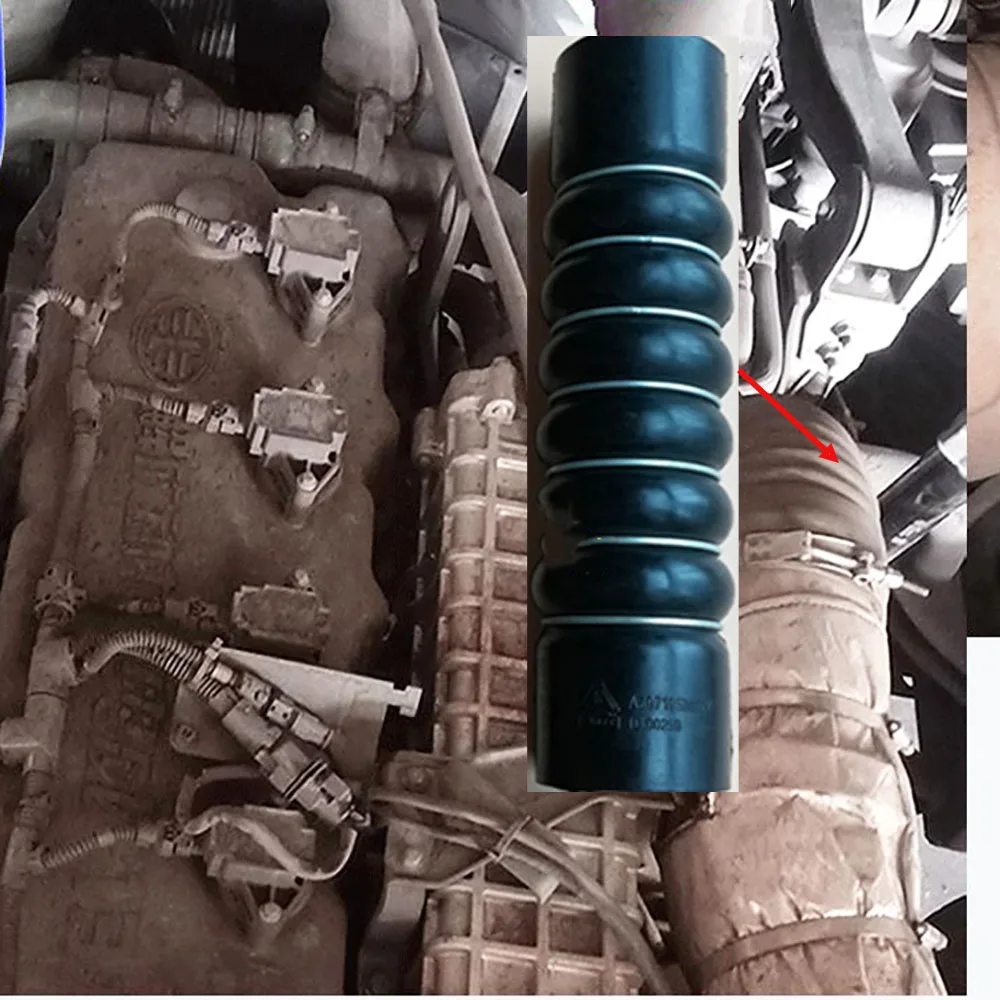 ID45-110 سيليكون المبرد خرطوم الشاحن التربيني اتصال الهواء خرطوم مطاطي لينة توربو اتصال أنبوب لأداء السيارات #6