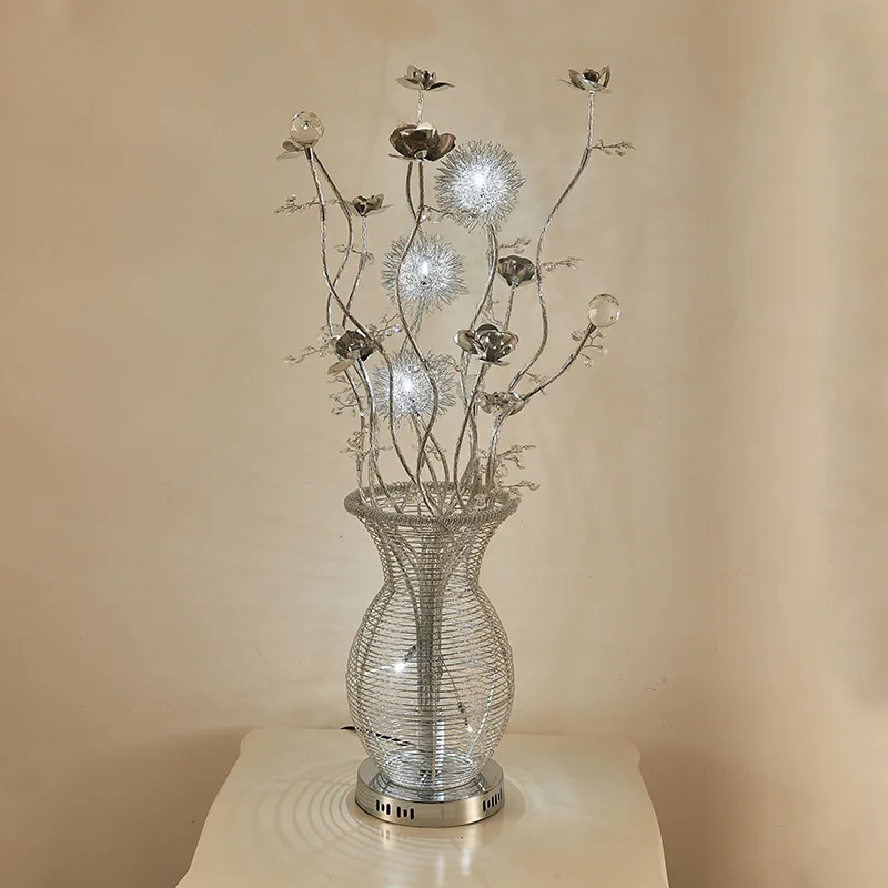 Modern warm desk lamp, aluminum romantic desk lamp, wedding festival desk