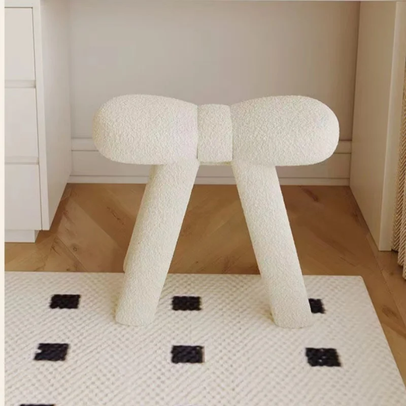 

Modern Makeup Stool Dressing Stool Dresser Chair Bedroom Simple Home Chair Household Pratical Chairs New Arrival Bow Chairs