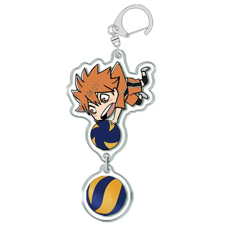 Acrylic Key Chains Anime Peripherals Shoyo Tobio Kageyama Kei Tsukishima Kotaro Bokuto Fashion Jewelry Pendant Cosplay DIY Prop