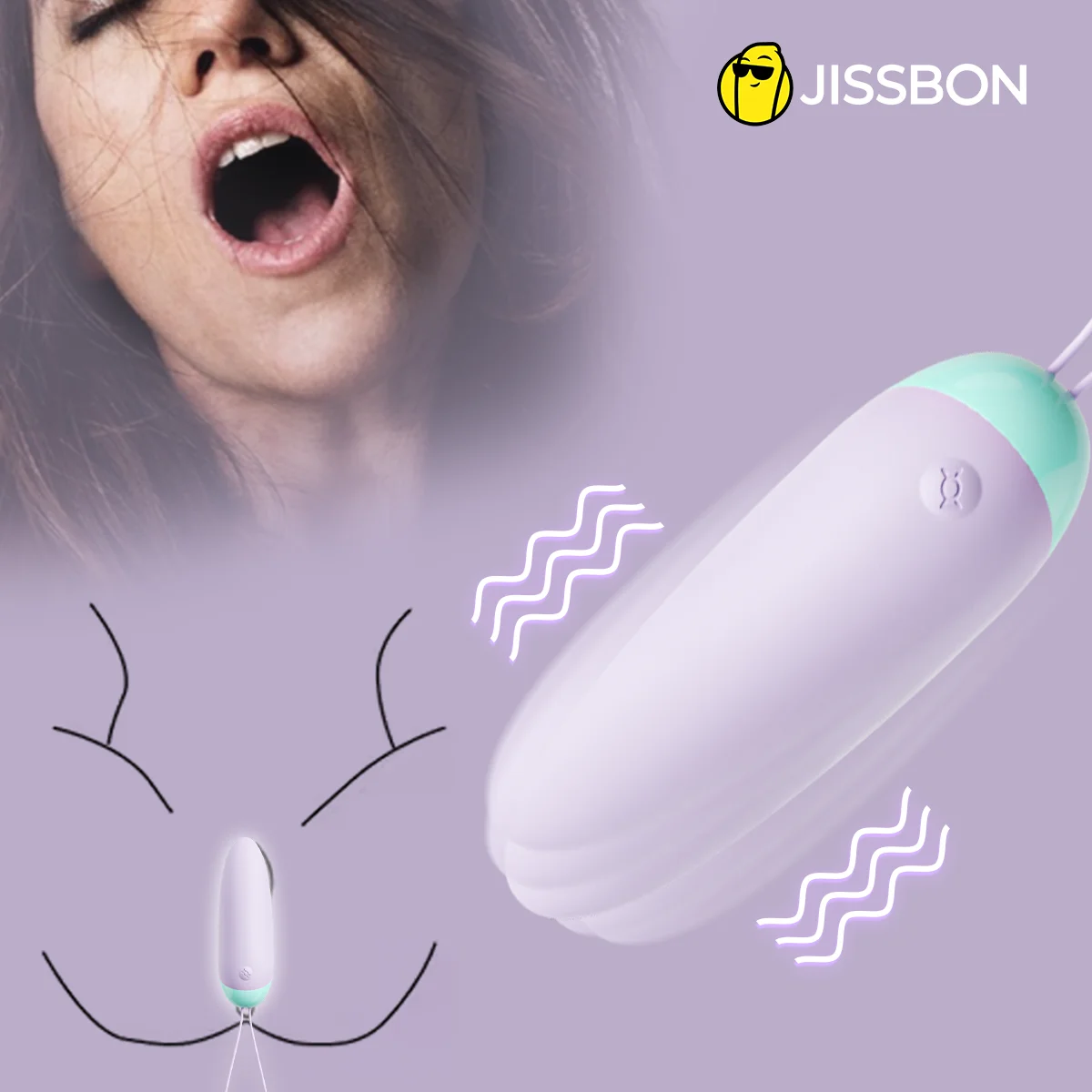 Jissbon Vibrating Egg Bullet Vibrator For Women Dildo Vibrator G-Spot Vaginal Massager Clitoral Stimulator Sexy Adult Sex Toys