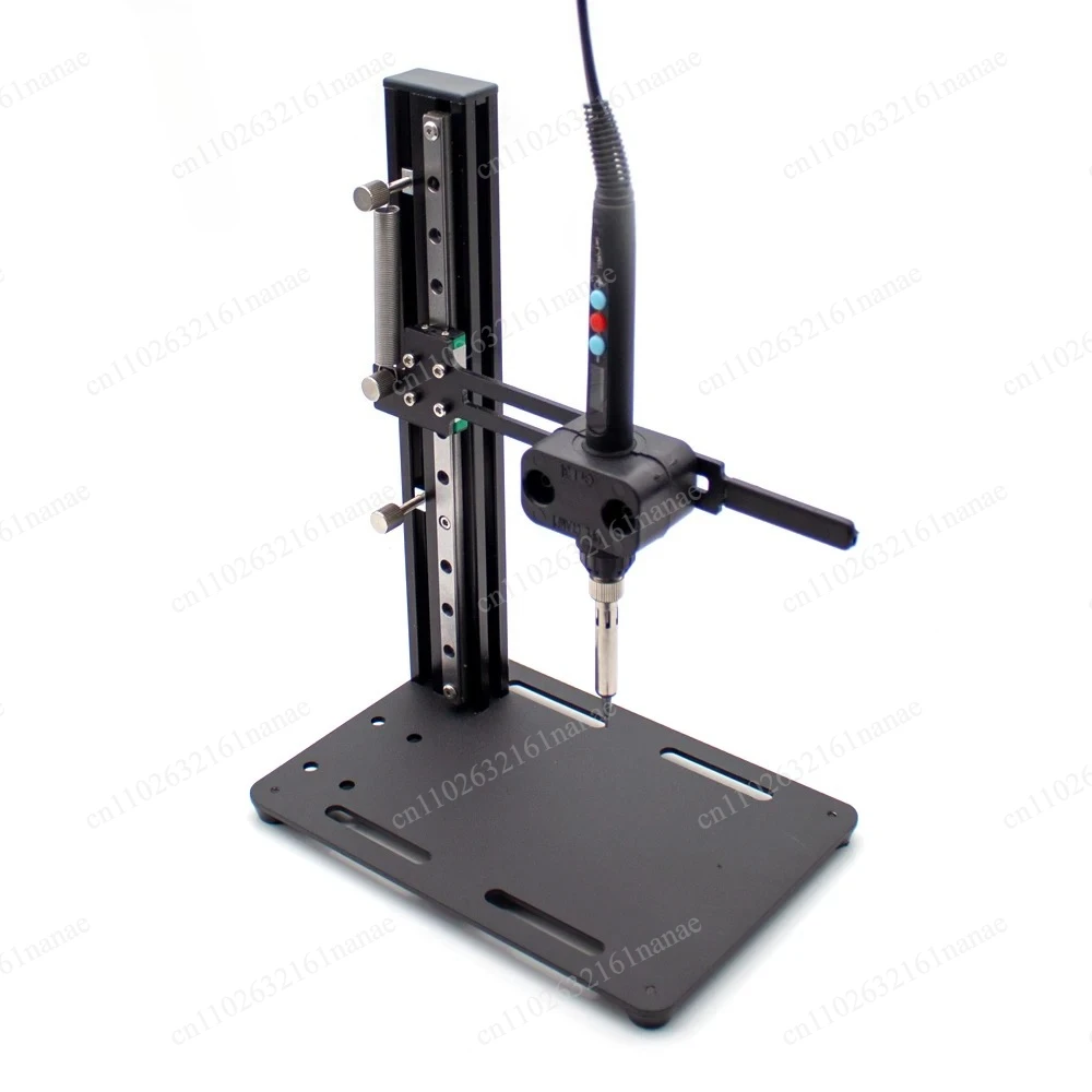 DIY Vertical Heat Set Insert Tool Pressing Machine Hot Melt Brass Knurled Nut Embedded Insertion Soldering Iron