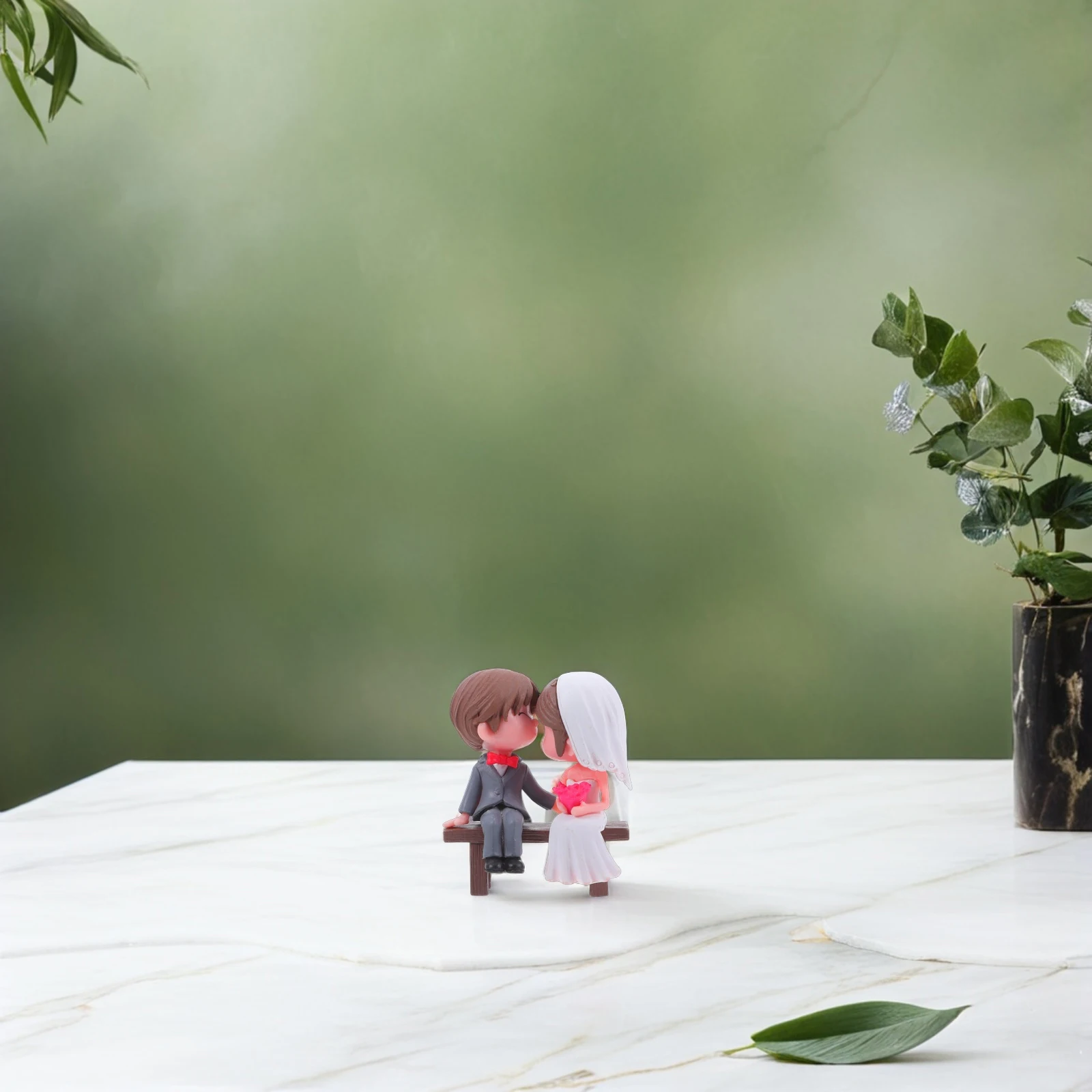 

Couple Gardening naments Resin Decorations Wedding Sculpture Table Micro L scape Pvc Couples Figurine Lovers DIY Wedding