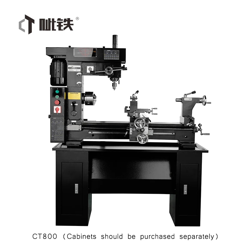 Máquina combinada de torno de broca CT800 HQ800 MP800 Combinação de fresadora de torno com preço de venda de fábrica