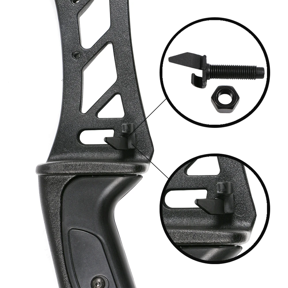 Arrow Rest para arco recurvo, caça Tiro, Archery Acessórios, 3pcs