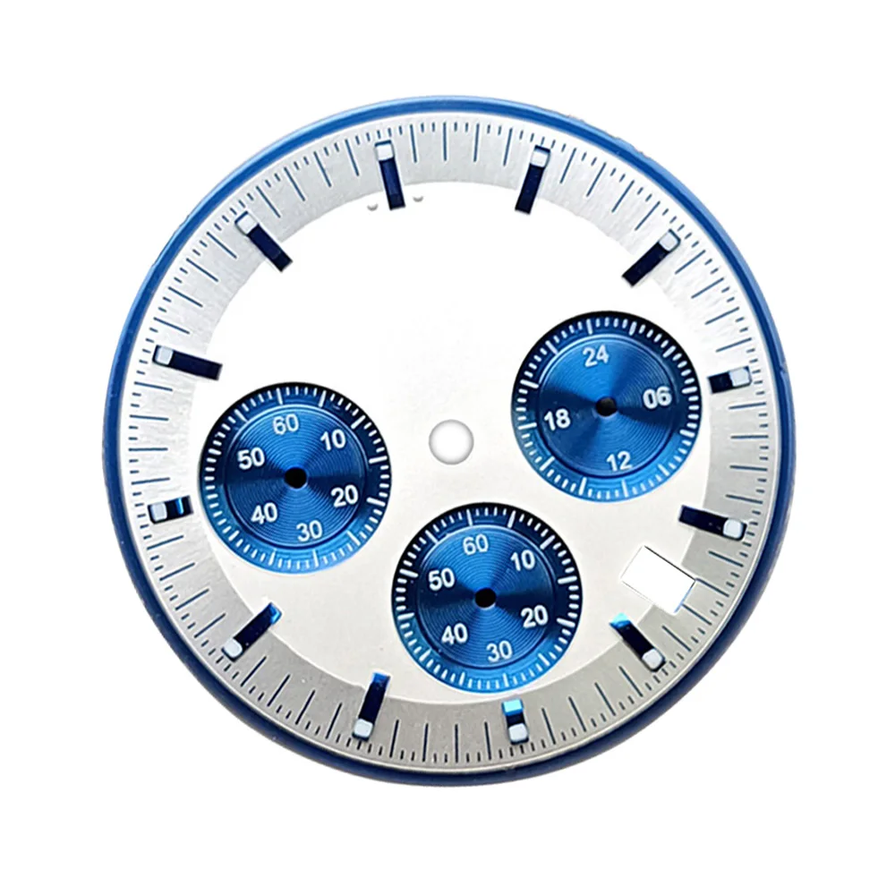 

For VK63 Dial 32.5mm Green Luminous Modified Watch Dial Fit for VK63 Movement Accessories