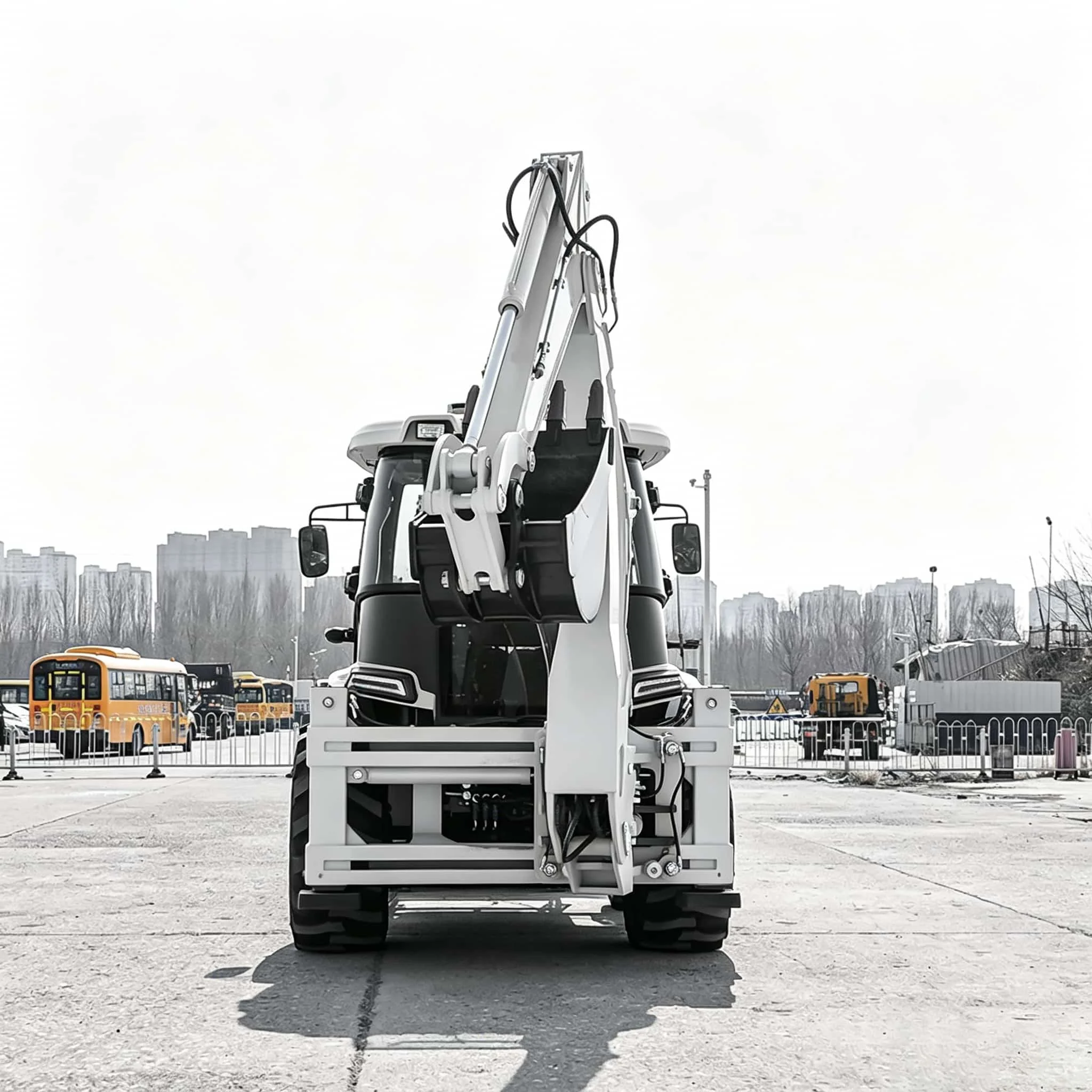 40-30C Ce Certified Backhoe Loader Euro 5 Emission Heavy Duty Hydraulic Machinery For Construction Agricultural Use Europe