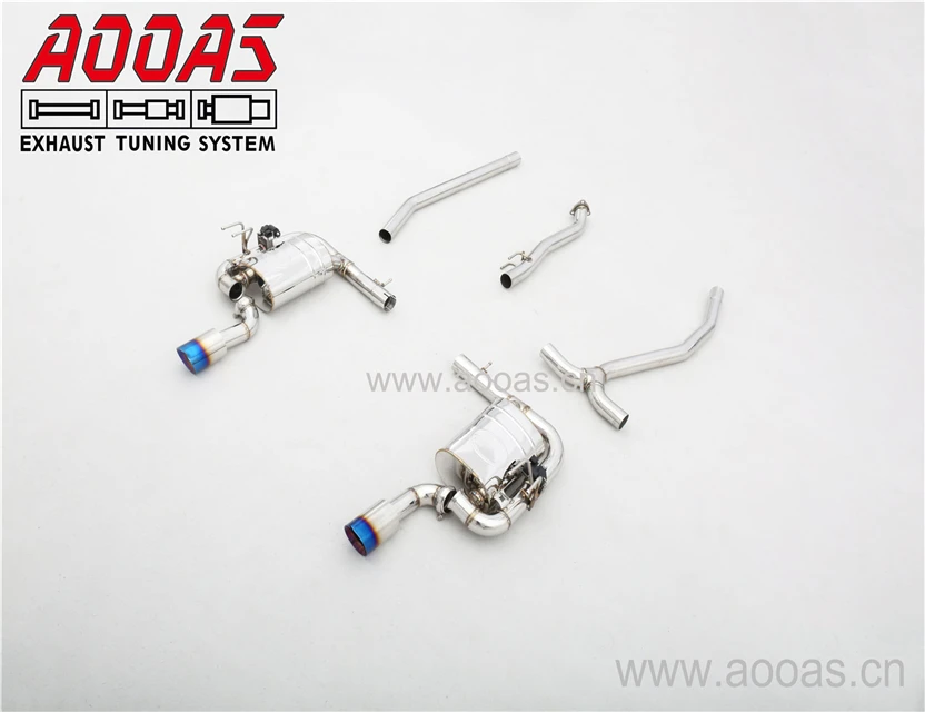 SS304 Exhaust Valves Catback System Car Accessories For Civic 2016+