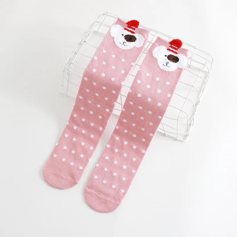 Girl Socks 3-12 Years Old Cotton Knee High Socks Lovely Long Children\'s Knee Socks Kids Dance Socks Girl Todder Baby