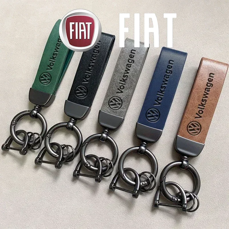 

VW Exclusive Key Rings High Grade Leather Car Keychain For Volkswagen Polo Golf GTI CC Tiguan Arteon Passat Jetta Touareg ID.3