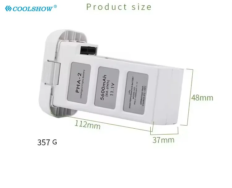 4500mAh Battery for DJI Phantom 3 Pro Phantom3 Series Intelligent Flight Batteries Drone Up To 23 Minutes Replacement Upgraded - view 5