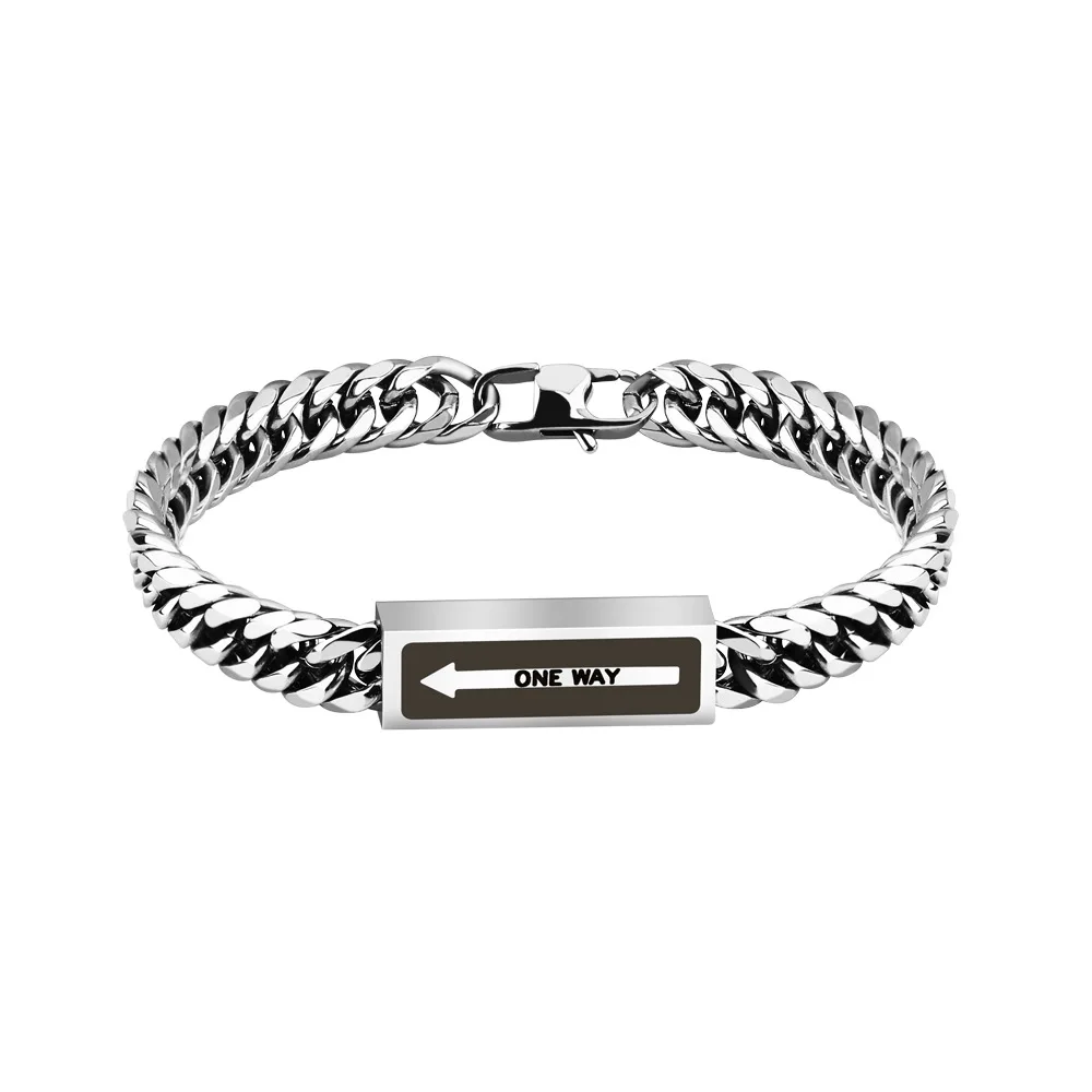 

Statement Charm Men's Cuban Chain Miami Cuban Bracelet for Men Boys Rock Party Jewelry pulseras de hombre браслет