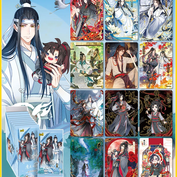 

Anime Grandmaster of Demonic Cultivation WeiWuXian LanWangJi Cosplay Small Card Full Set Exquisite Collect Birthday Xmas Gift