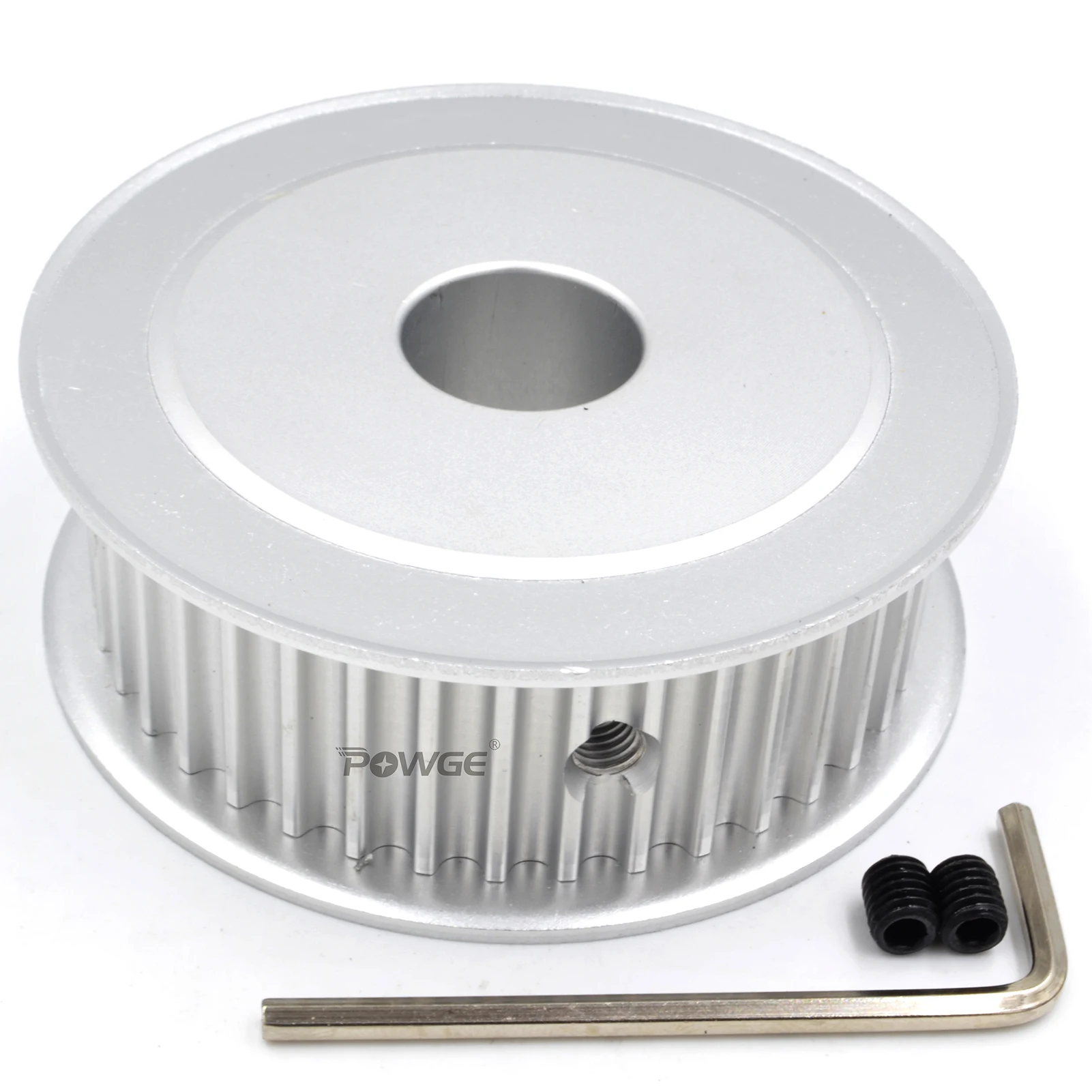 POWGE 38 40 teeth HTD 5M Timing Pulley AF Bore 6.35/8/10/12/14/15/16/17/18/19/20/30/40 for HTD5M belt width 15/20/25mm 38T 40T