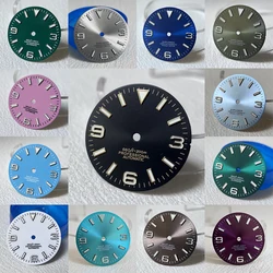 NH35/NH36 Watch Dial 28.5Mm No Date Dial Explorer Design Green Luminous Dial Improved Watch Accessories FIT NH35 NH36 Movement