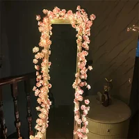 Cherry Blossom 96 Led USB Tree Branch Rattan Lights 8 Modes Colorful String Lamp Valentine Christmas Wedding Bedroom Decoration 4