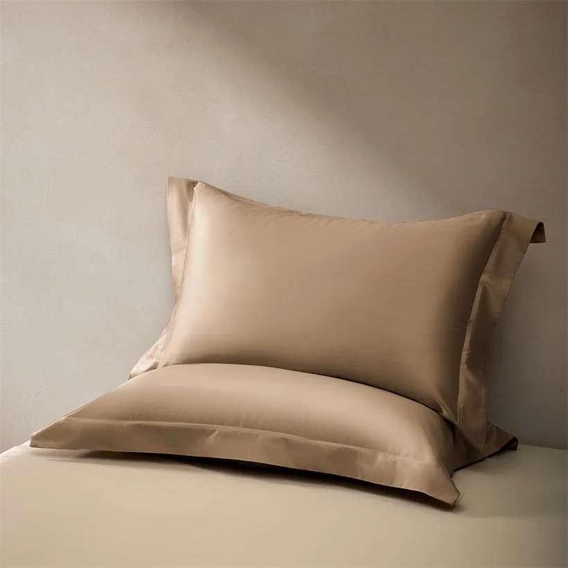 Luxury Giza Egyptian Cotton Pillow Shams, 1600 Thread Count Soft Silky Sateen Pillowcases, Smooth Envelope Closure Pillow Cover