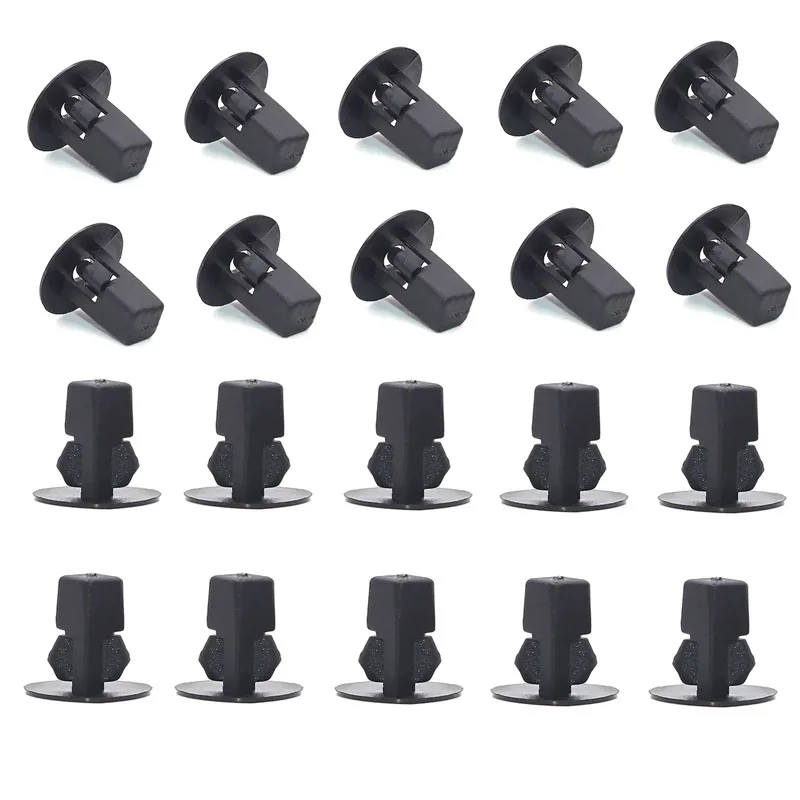 20pcs Car Fender Liner Screw Grommets Fastener Clips for Toyota Yaris Previa 4Runner Avalon Camry Celica Corolla FJ Land Cruiser