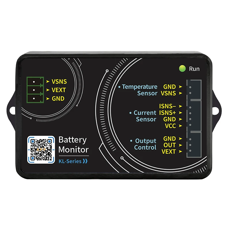 Battery Monitor Bluetooth KL-F DC 0-120V 0-600A Battery Tester Voltage Current VA Meter Battery Coulomb Meter Capacity Indicator