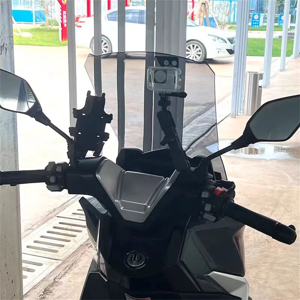 

For CYCLONE RT1 RT150 windshield modification RT 150 high and thick front windshield chest protector and rain shield accessories