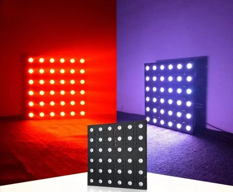 

Освещение сцены 36*3 Вт фон светодиодный RGBW 4в1 DMX матричный свет для диско-джей-бара клуба