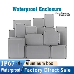 Industry IP67 Waterproof Cast Aluminum Junction Box for electronic project Outdoor Explosion-proof Electrical Enclosure Case