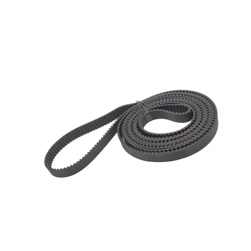 S2M 246 Synchronous Belt S2M-6 Closed-loop Rubber Timing Belts Width 6mm 8mm 10mm STD Black Timing Belt Length 246mm