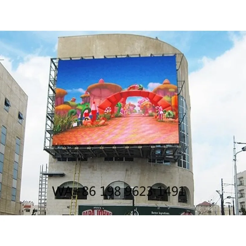 P1.9 P2 LED Display Panel 500*500mm Wall Mounted Waterproof Indoor Outdoor Fixed Commercial Advertising Signage