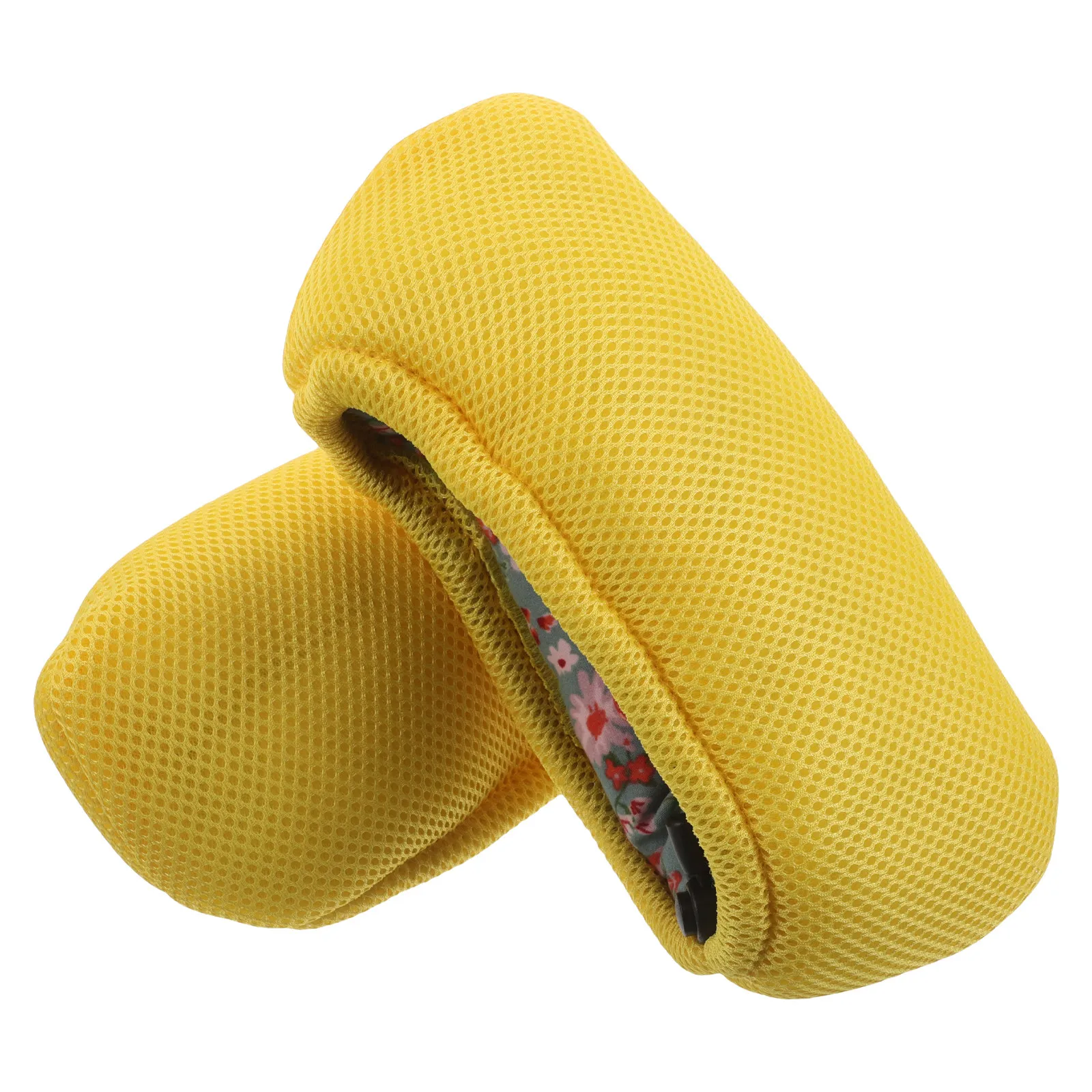 1Pair Crutch Underarm Pads Thick Sponge Breathable Mesh Ergonomic Fit for Forearm Crutches Universal Replacement Cushion Covers