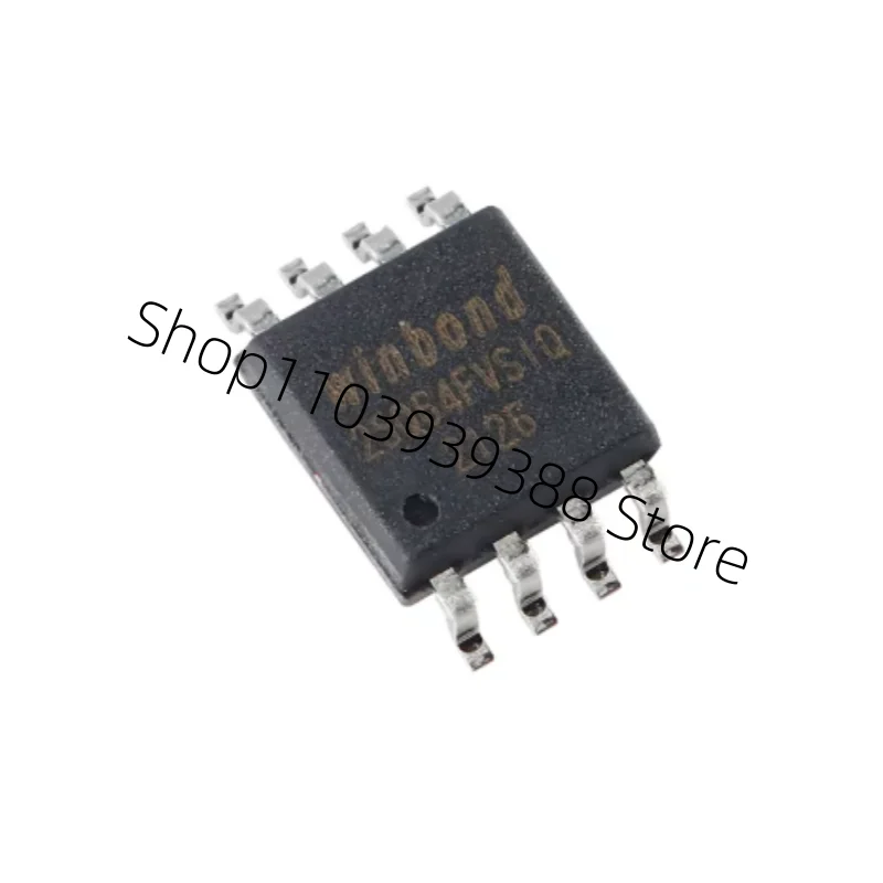 10Pcs New Original W25Q64FVSSIQ W25Q64 FLASH - NOR Memory IC 64Mbit SPI - Quad I/O, QPI 104 MHz 8-SOIC